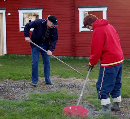 Här jobbas det för byn